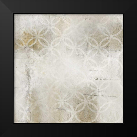 Geo 2 Black Modern Wood Framed Art Print by Allen, Kimberly