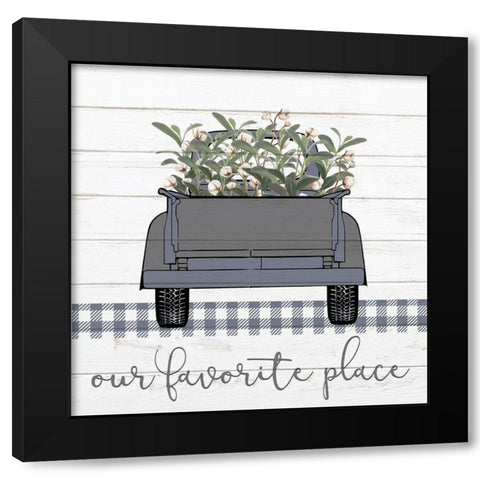 Homebody 6 Black Modern Wood Framed Art Print by Kimberly, Allen