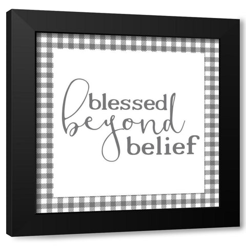 Homebody 14 Black Modern Wood Framed Art Print by Kimberly, Allen
