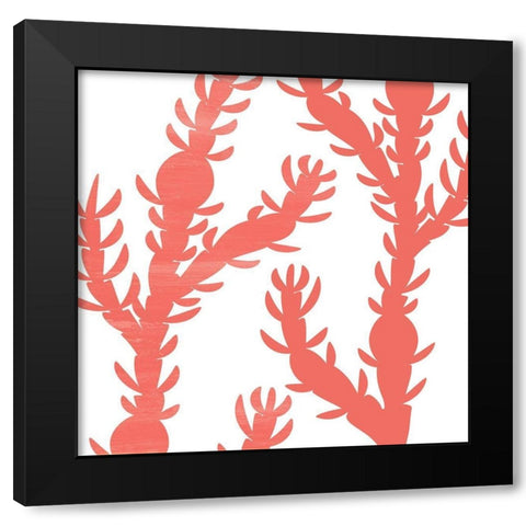 Seaweed 3 Black Modern Wood Framed Art Print with Double Matting by Kimberly, Allen