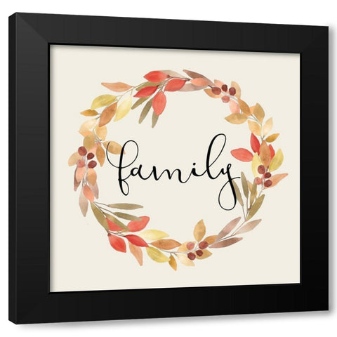 Colors of Fall 1 Black Modern Wood Framed Art Print by Kimberly, Allen