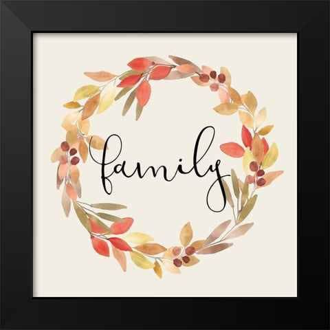 Colors of Fall 1 Black Modern Wood Framed Art Print by Kimberly, Allen