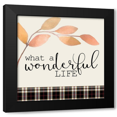 Colors of Fall 8 Black Modern Wood Framed Art Print by Kimberly, Allen