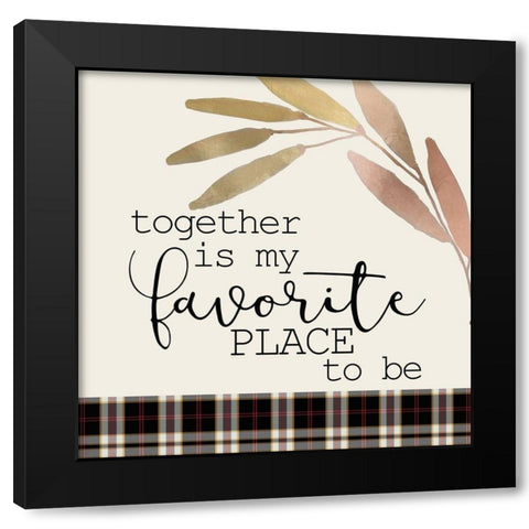 Colors of Fall 9 Black Modern Wood Framed Art Print by Kimberly, Allen