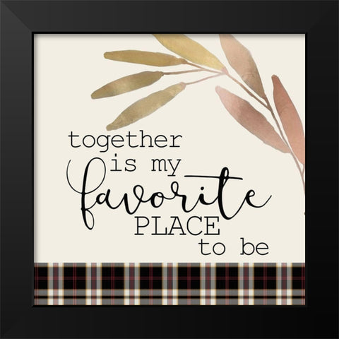 Colors of Fall 9 Black Modern Wood Framed Art Print by Kimberly, Allen