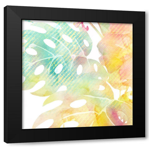 Tropical State 1 Black Modern Wood Framed Art Print by Kimberly, Allen