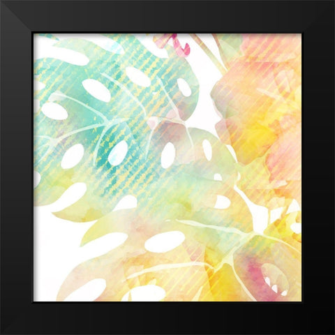 Tropical State 1 Black Modern Wood Framed Art Print by Kimberly, Allen