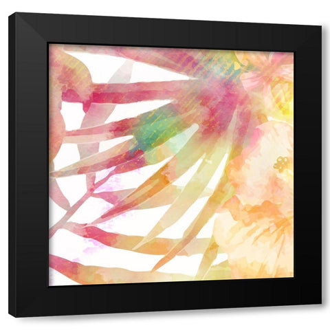Tropical State 3 Black Modern Wood Framed Art Print with Double Matting by Kimberly, Allen
