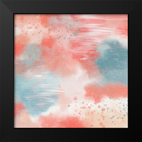 Living Cosmos Black Modern Wood Framed Art Print by Kimberly, Allen