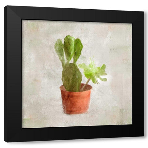 Potted Life 3 Black Modern Wood Framed Art Print with Double Matting by Allen, Kimberly