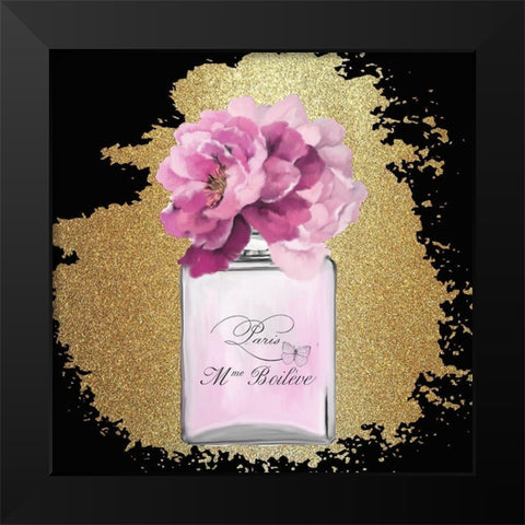 Scents of Paris 1 Black Modern Wood Framed Art Print by Kimberly, Allen
