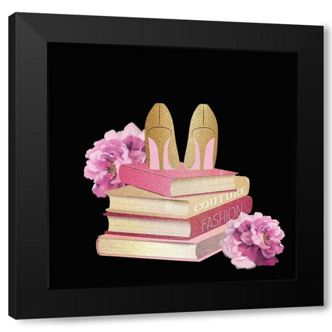 Scents of Paris 2 Black Modern Wood Framed Art Print with Double Matting by Kimberly, Allen