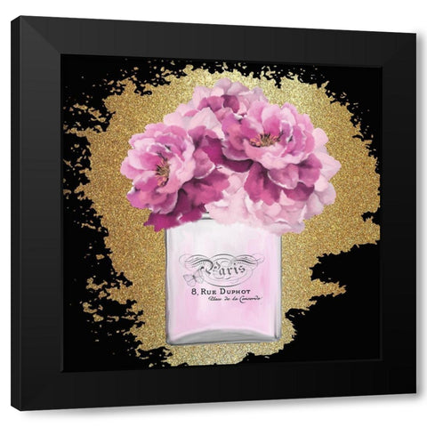 Scents of Paris 3 Black Modern Wood Framed Art Print by Kimberly, Allen