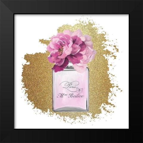 Paris Scents 1 Black Modern Wood Framed Art Print by Kimberly, Allen