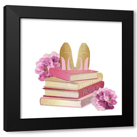 Paris Scents 3 Black Modern Wood Framed Art Print by Kimberly, Allen