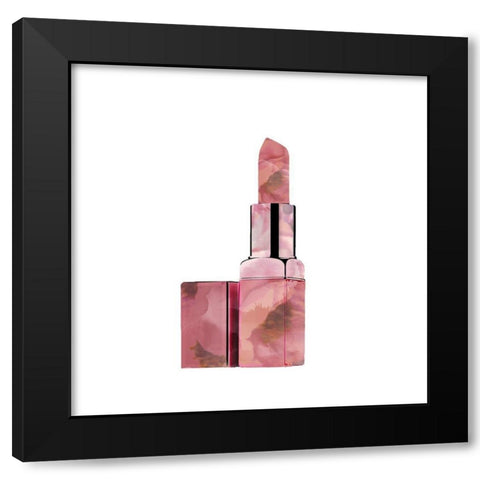 Stilletto Perfume 3 Black Modern Wood Framed Art Print with Double Matting by Kimberly, Allen