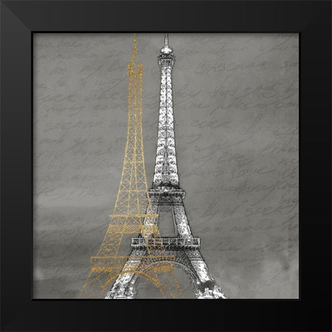 Mon Amour 1 Black Modern Wood Framed Art Print by Kimberly, Allen