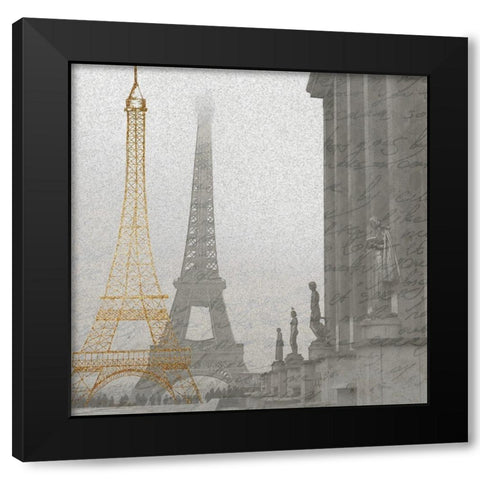 Mon Amour 3 Black Modern Wood Framed Art Print by Kimberly, Allen