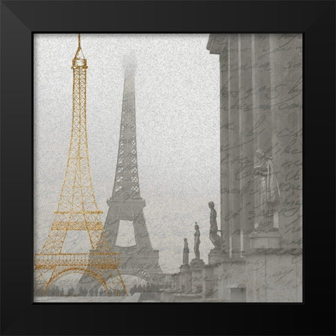 Mon Amour 3 Black Modern Wood Framed Art Print by Kimberly, Allen