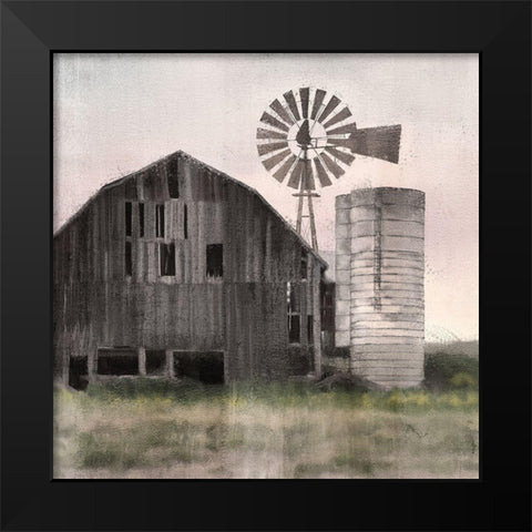 Aged Black Modern Wood Framed Art Print by Kimberly, Allen