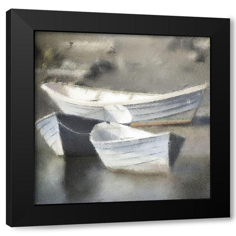 Together Three Black Modern Wood Framed Art Print by Kimberly, Allen