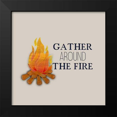 In the Woods 5 Black Modern Wood Framed Art Print by Kimberly, Allen