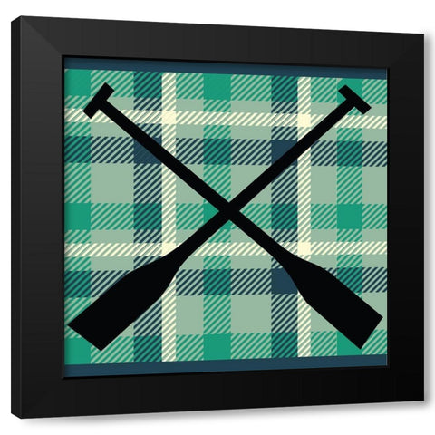 Welcome to The Woods 2 Black Modern Wood Framed Art Print by Kimberly, Allen