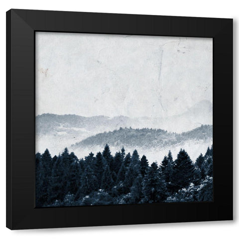Lets Get Lost Black Modern Wood Framed Art Print with Double Matting by Kimberly, Allen