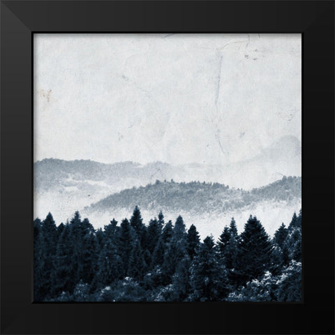Lets Get Lost Black Modern Wood Framed Art Print by Kimberly, Allen
