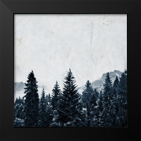 Wander Woods Black Modern Wood Framed Art Print by Kimberly, Allen
