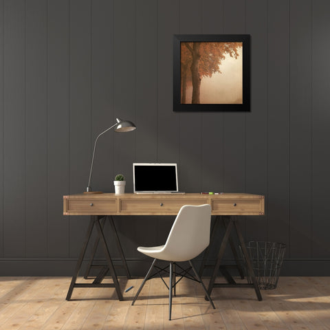 Never Let Your Mind Black Modern Wood Framed Art Print by Kimberly, Allen