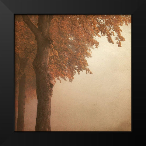 Never Let Your Mind Black Modern Wood Framed Art Print by Kimberly, Allen