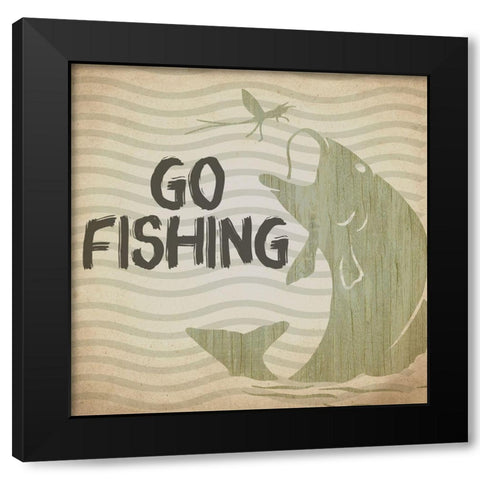 Rustic Lodge 2 Black Modern Wood Framed Art Print with Double Matting by Kimberly, Allen