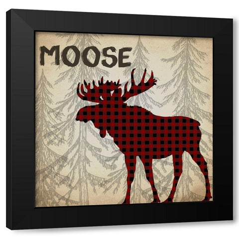 Rustic Lodge 5 Black Modern Wood Framed Art Print by Kimberly, Allen