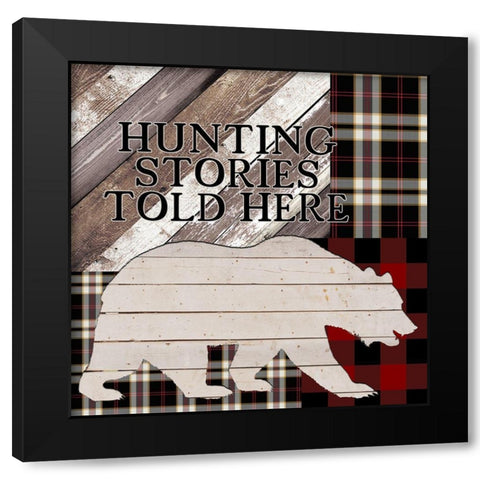 The Lodge 3 Black Modern Wood Framed Art Print by Kimberly, Allen