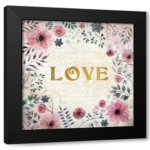 Blooming Dreams 1 Black Modern Wood Framed Art Print with Double Matting by Kimberly, Allen