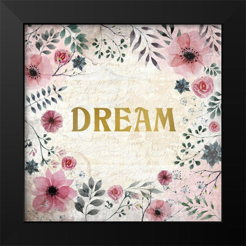 Blooming Dreams 2 Black Modern Wood Framed Art Print by Kimberly, Allen