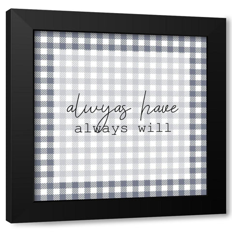 Love You Still 2 Black Modern Wood Framed Art Print by Kimberly, Allen