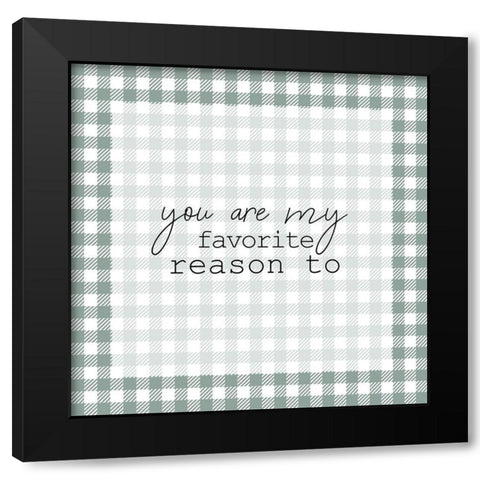 You Are Black Modern Wood Framed Art Print with Double Matting by Kimberly, Allen