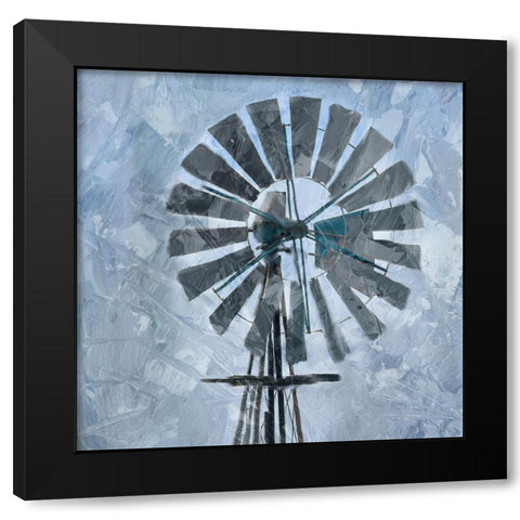 Standing Tall Black Modern Wood Framed Art Print with Double Matting by Kimberly, Allen