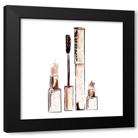 Glow 2 Black Modern Wood Framed Art Print with Double Matting by Kimberly, Allen