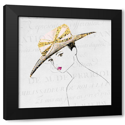 Glam 3 Black Modern Wood Framed Art Print by Kimberly, Allen