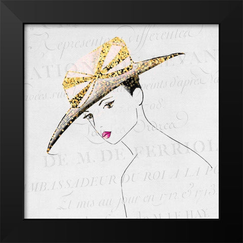 Glam 3 Black Modern Wood Framed Art Print by Kimberly, Allen
