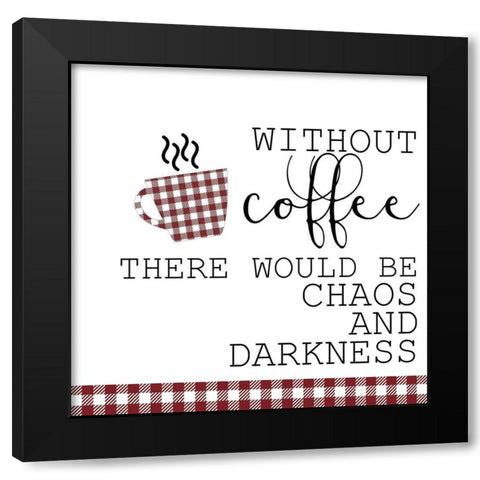 Rise and Grind F Black Modern Wood Framed Art Print with Double Matting by Kimberly, Allen