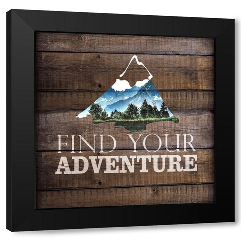 Great Outdoors 2 Black Modern Wood Framed Art Print with Double Matting by Kimberly, Allen