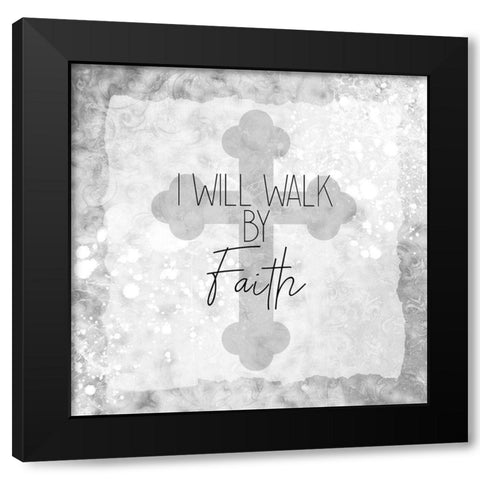 Be Still 2 Black Modern Wood Framed Art Print by Kimberly, Allen