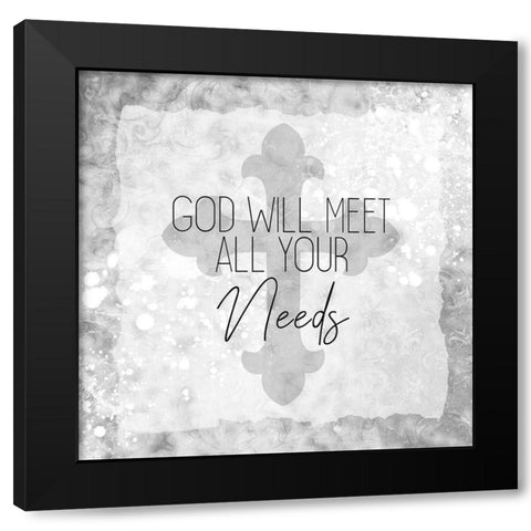 Be Still 4 Black Modern Wood Framed Art Print by Kimberly, Allen