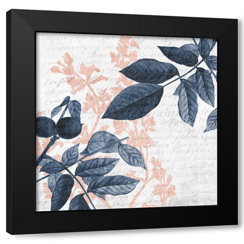 Branches 1 Black Modern Wood Framed Art Print with Double Matting by Kimberly, Allen