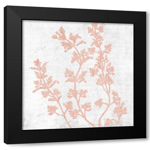 Navy Branches 2 Black Modern Wood Framed Art Print with Double Matting by Kimberly, Allen