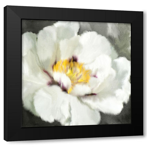 Love Blooms Black Modern Wood Framed Art Print by Kimberly, Allen